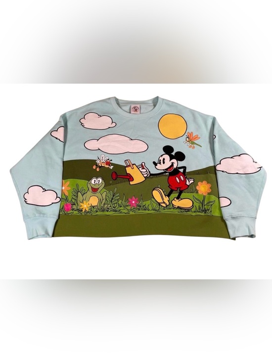 Sweaters - Disney -Mickey Mouse Pastel Graphic Sweatshirt - Garden preowned Size M